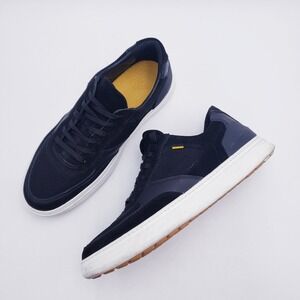 Casca Avro Knit Sneakers Mens Size 9 Black Low Top Walking Shoes Comfort Lace Up